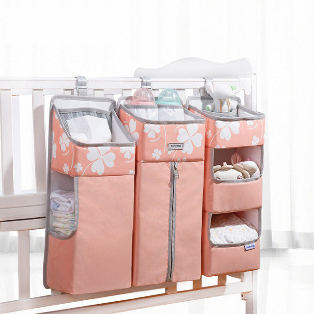 Organize Your Baby's Essentials with the Sunveno Crib Organizer