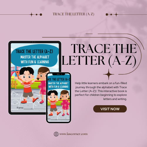 Trace the Letter (A-Z): Master the Alphabet with Fun & Learning! 📚✏️