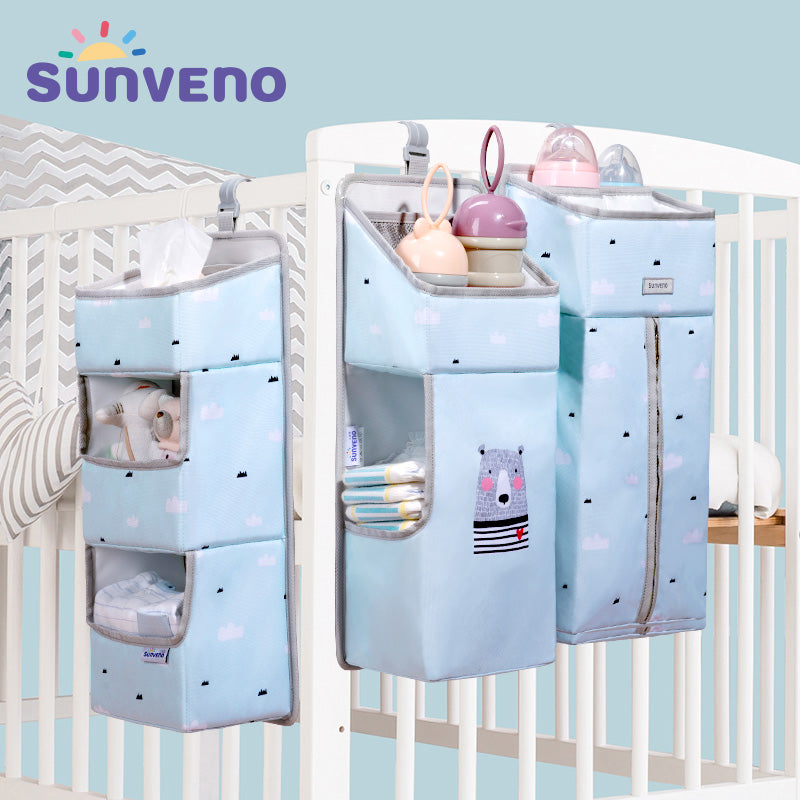 Organize Your Baby's Essentials with the Sunveno Crib Organizer