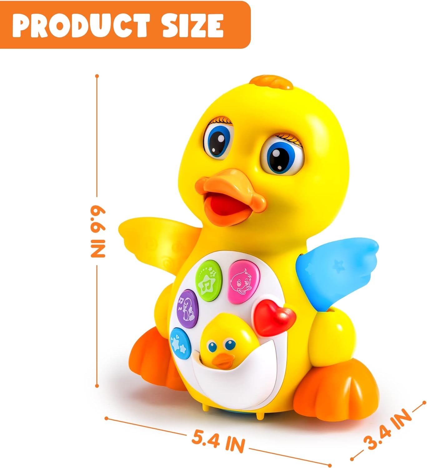 🦆 Dancing Ducky Toy: Engaging Melodies & Lights | Sensory Development for Kids