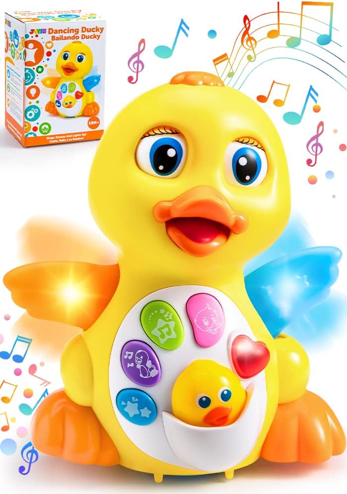 🦆 Dancing Ducky Toy: Engaging Melodies & Lights | Sensory Development for Kids