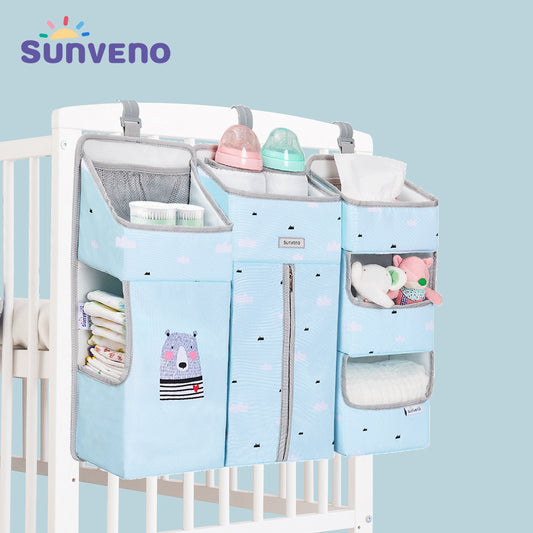 Organize Your Baby's Essentials with the Sunveno Crib Organizer