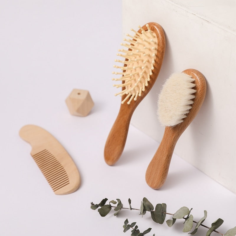 Comb and Care: Get Personalized with our Custom Baby Hair Comb Brush Set