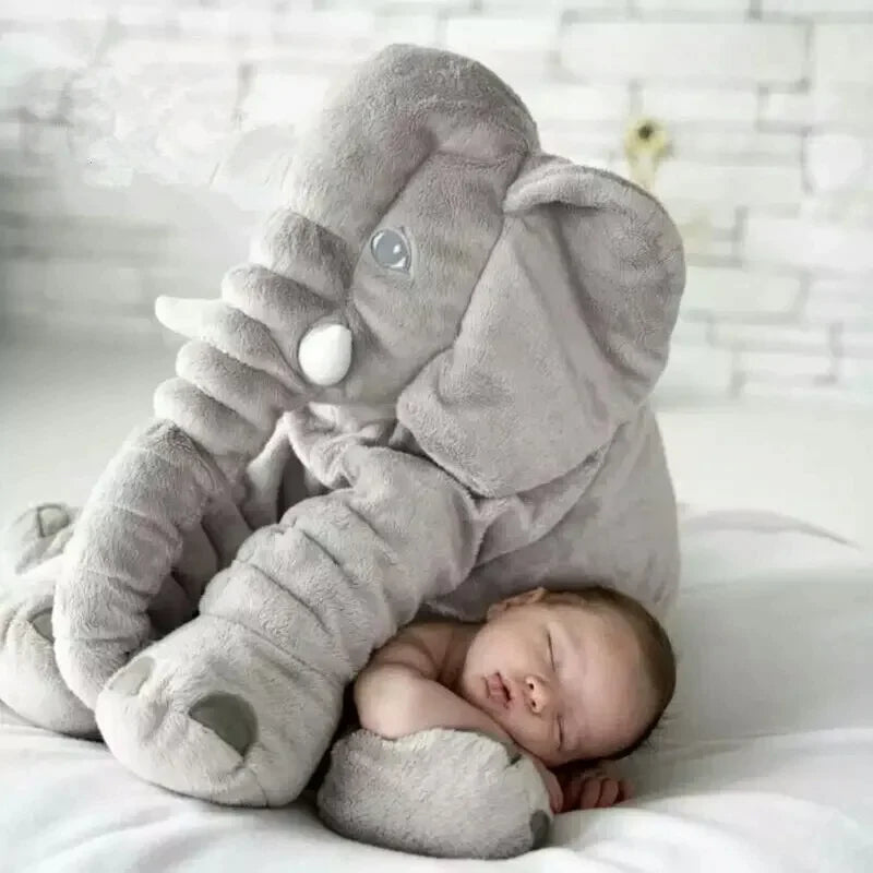 Snuggle Up with the Adorable Elephant Cuddle Pillow - Perfect for Your Little One's Naptime and Playtime!