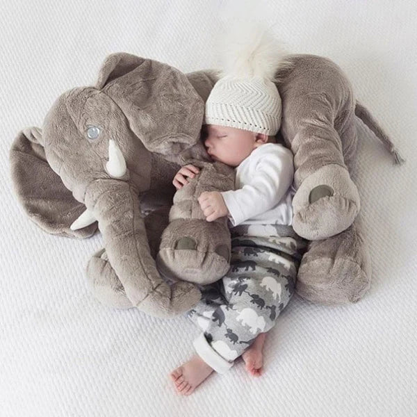 Snuggle Up with the Adorable Elephant Cuddle Pillow - Perfect for Your Little One's Naptime and Playtime!